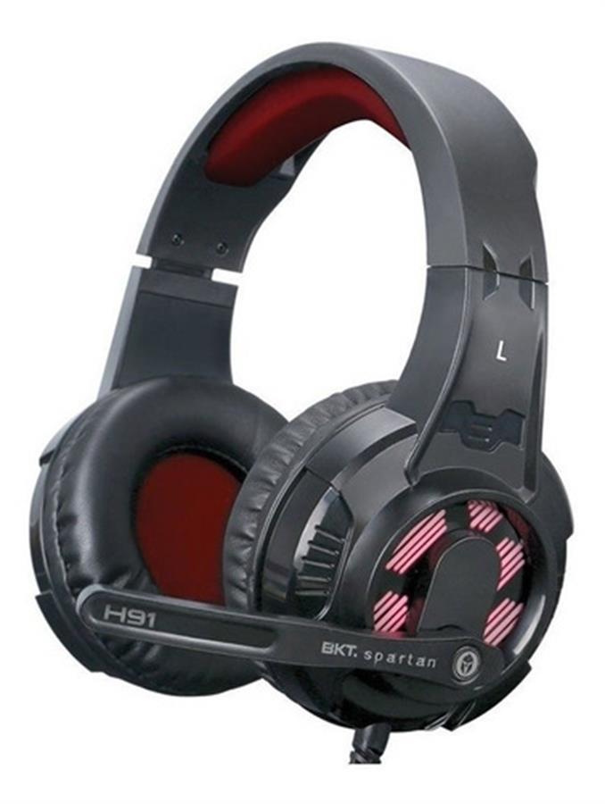 AURICULAR GAMER BKT SPARTANH91 USB+3.5 VOL+MEN (7 LUCES D