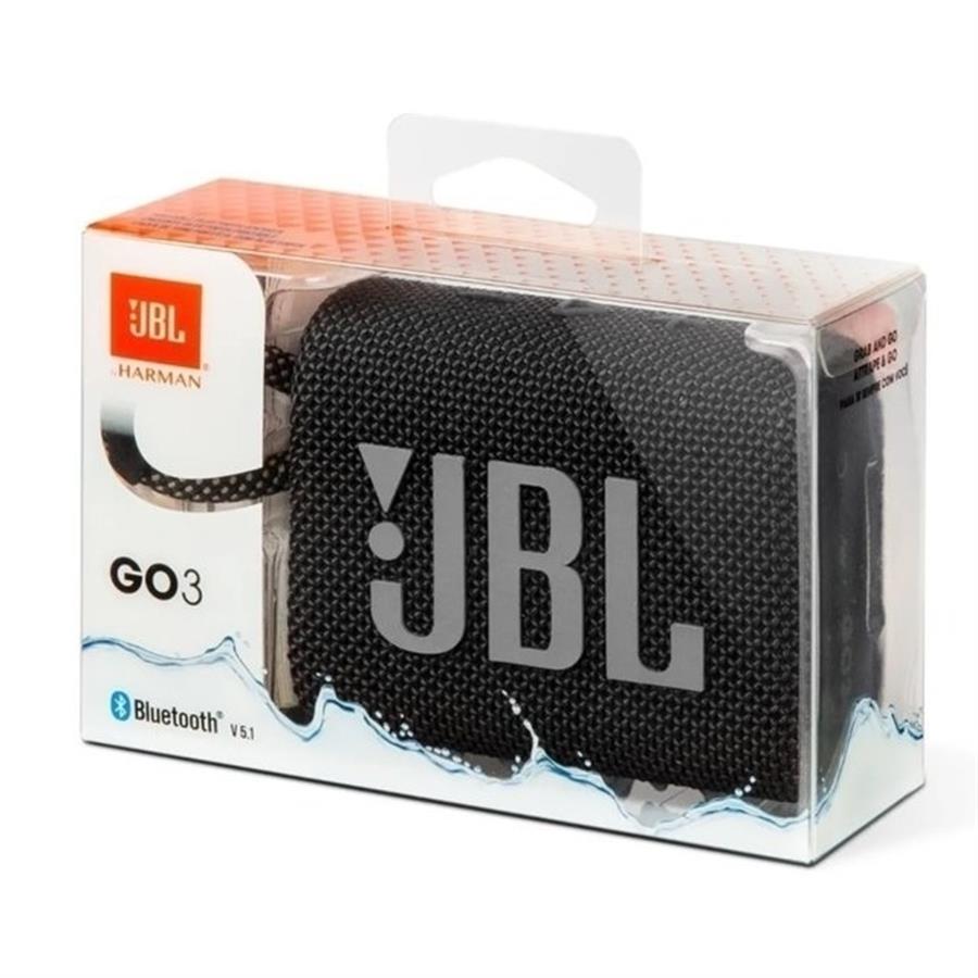 PARLANTE JBL GO3 NEGRO - PORTATIL BLUETOOTH