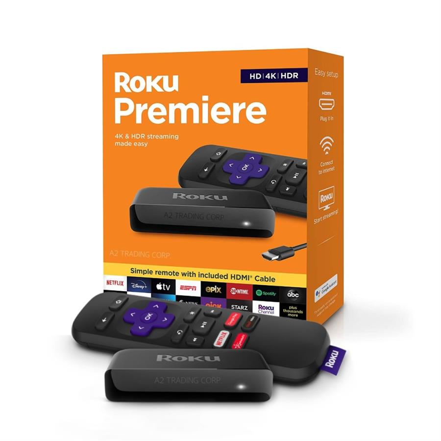 ROKU PREMIERE HD-4K-HDR - STREAMING MADE EASY