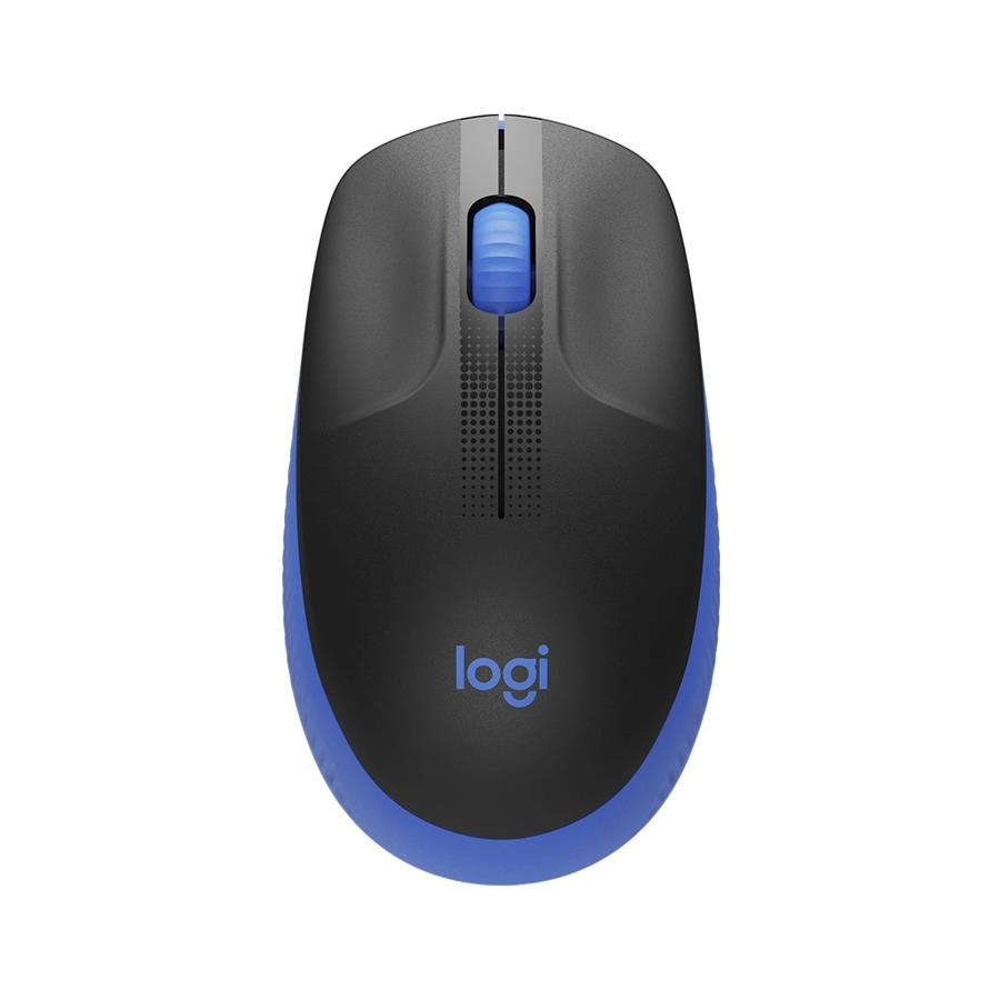 MOUSE INALAMBRICO LOGITECH M190 NEGRO-AZUL