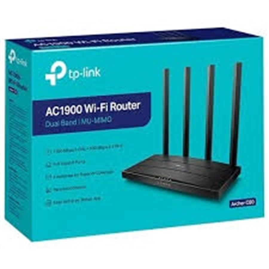 ROUTER TP-LINK ARCHER C80 AC1900 MIMO DUAL BAND