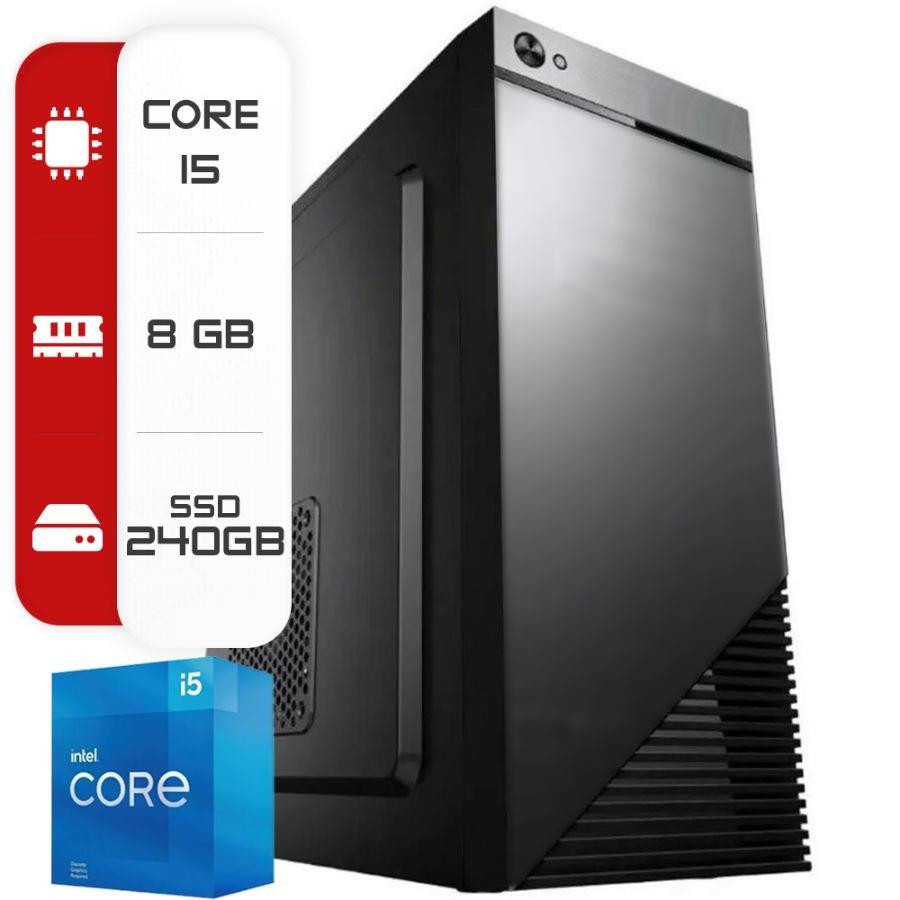 PC INTEL I5-12400 - DDR4 8GB - SSD 240GB - MB H610MHC