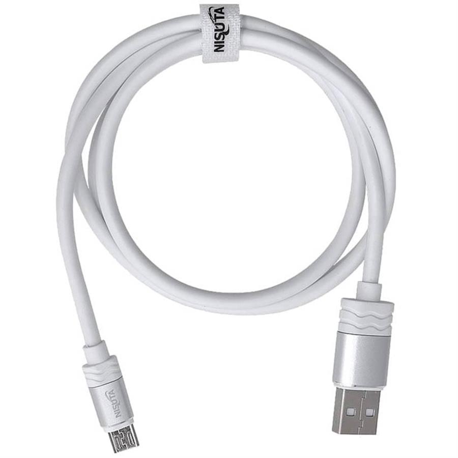 CABLE USB-MICRO USB 1M BLANCO NISUTA NS-CAUSMI1