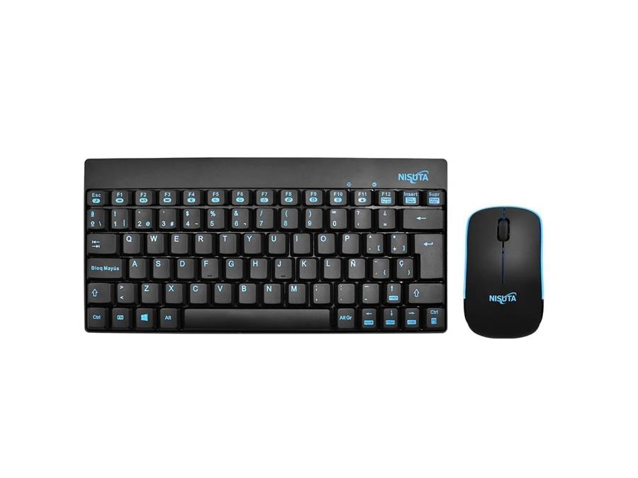 COMBO MINI TEC Y MOUSE WIRELESS NISUTA NS- WI67CO