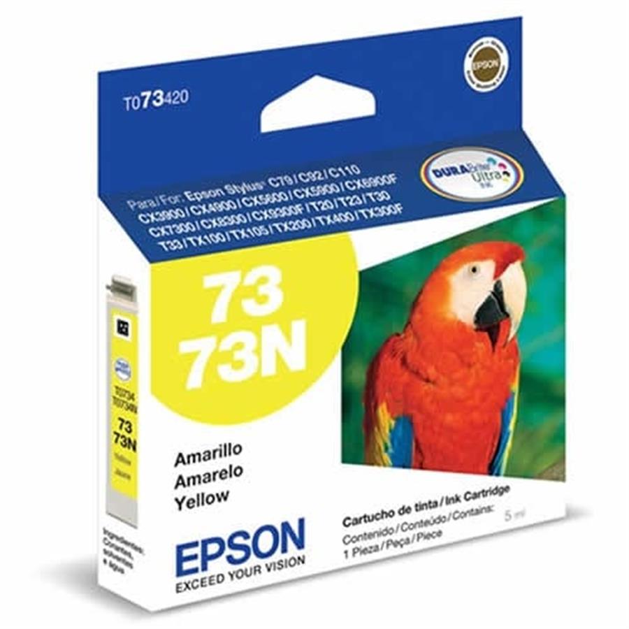 CARTUCHO EPSON 73 AMARILLO ORIGINAL