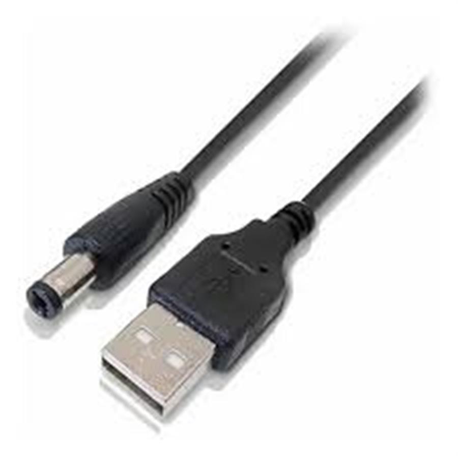 CABLE DE ALIMENTACION USB A PLUG 2.1MM NSCAUSP21
