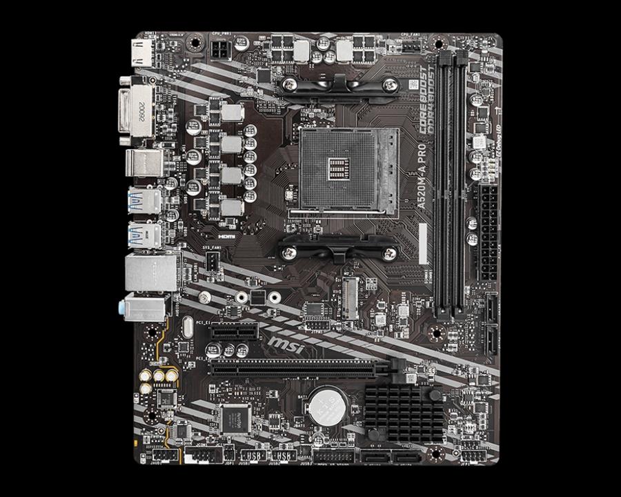 MOTHERBOARD MSI A520M-A PRO AM4