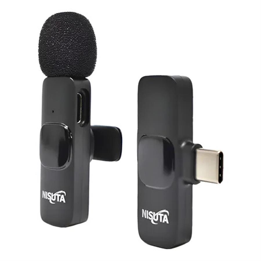 MICROFÓNO INALÁMBRICO (USB C) 2.4GHZ NISUTA NSMICW1