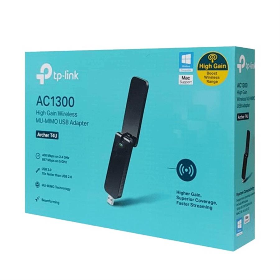 PLACA DE RED WIFI TP-LINK AC1300 ARCHER T4U DUAL B