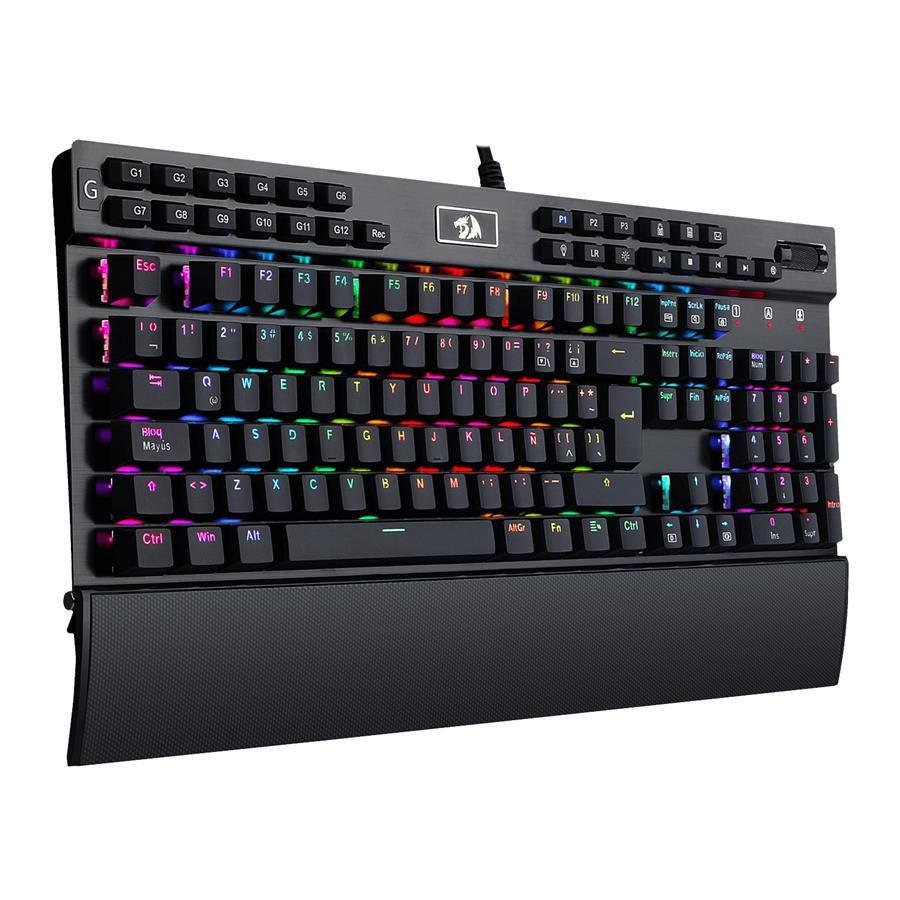 TECLADO MECANICO GAMING REDRAGON YAMA BLACK K550RGB-1