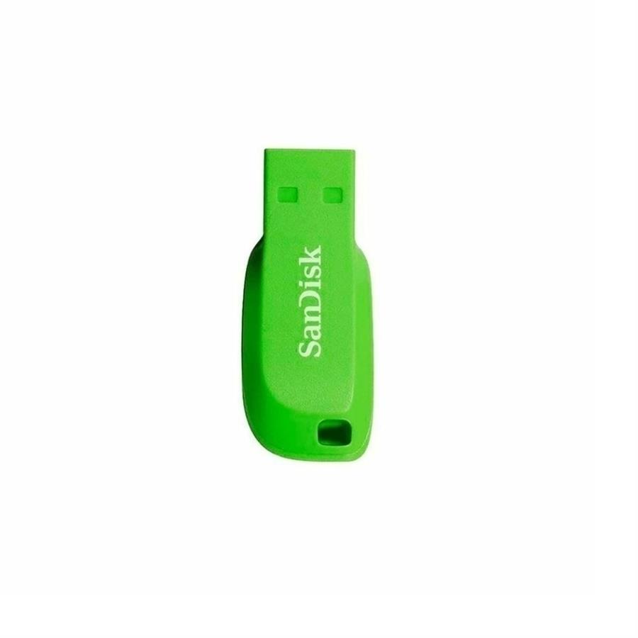 PEN DRIVE 32 GB SANDISK CRUZER BLADE VERDE USB2.0