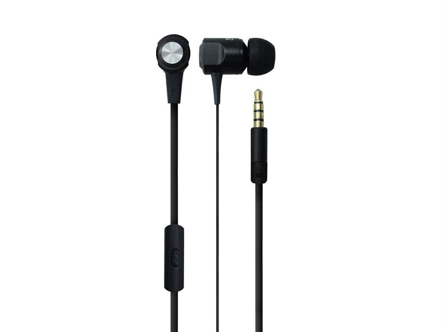 AURICULAR NISUTA METAL HI-FI STYEREO EARPHONE MARRON NS-AU78