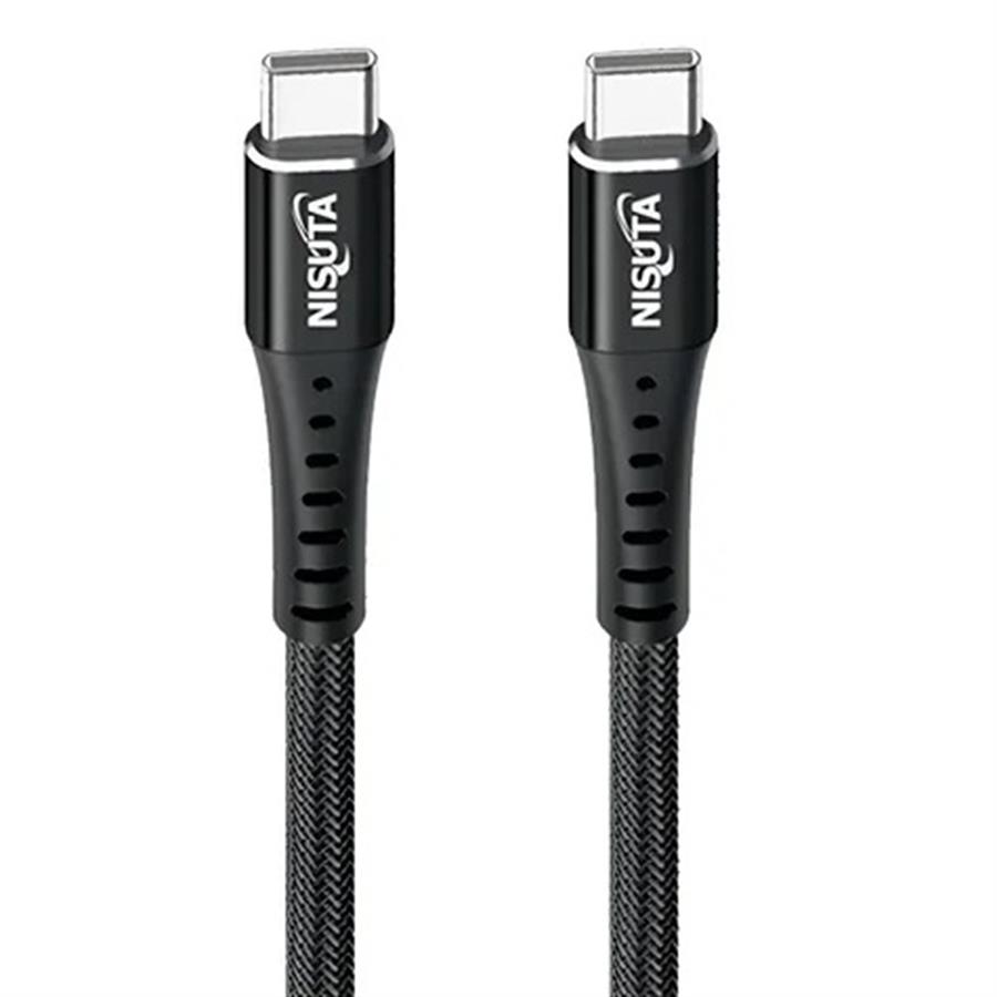 CABLE TIPO C A C 1M MALLADO NISUTA NSCUSC100M