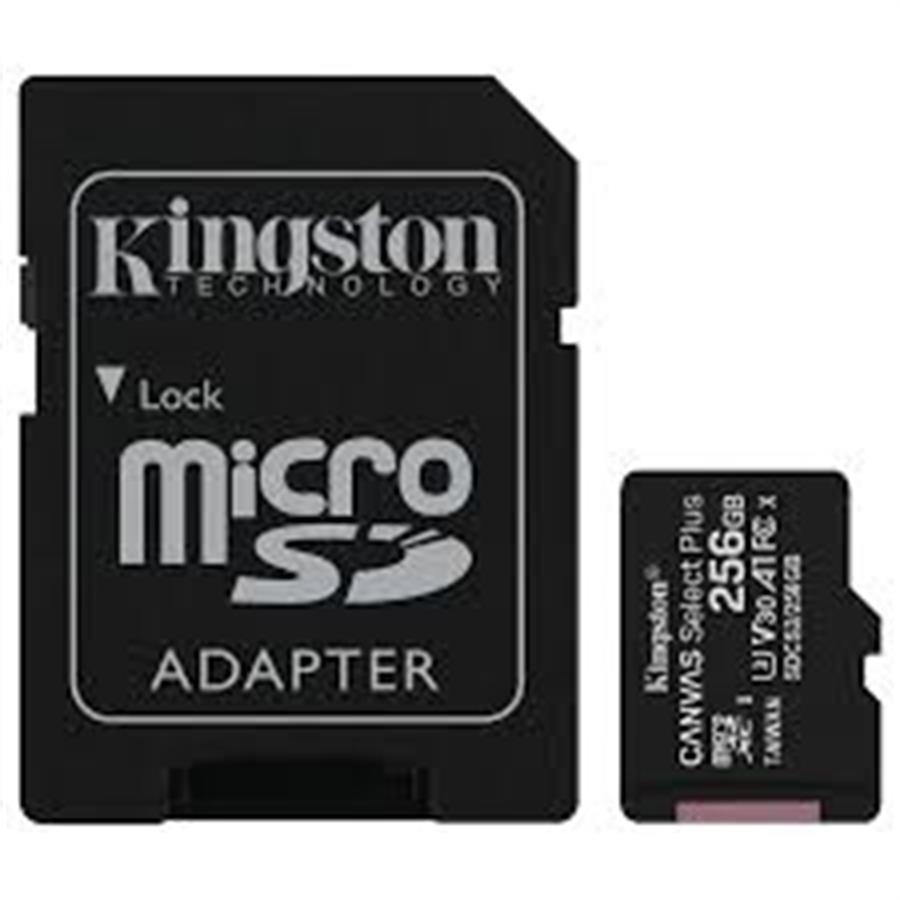 MICRO SD 256GB C10 KINGSTON CANVAS SELECT PLUS 100MBPS