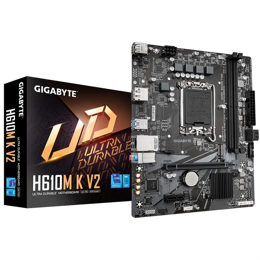 MOTHERBOARD GIGABYTE H610M-K V2 DDR5 14TH - 13TH - H610M K V2
