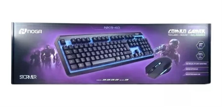 COMBO GAMER TECLADO + MOUSE NOGA STORMER NKB-40