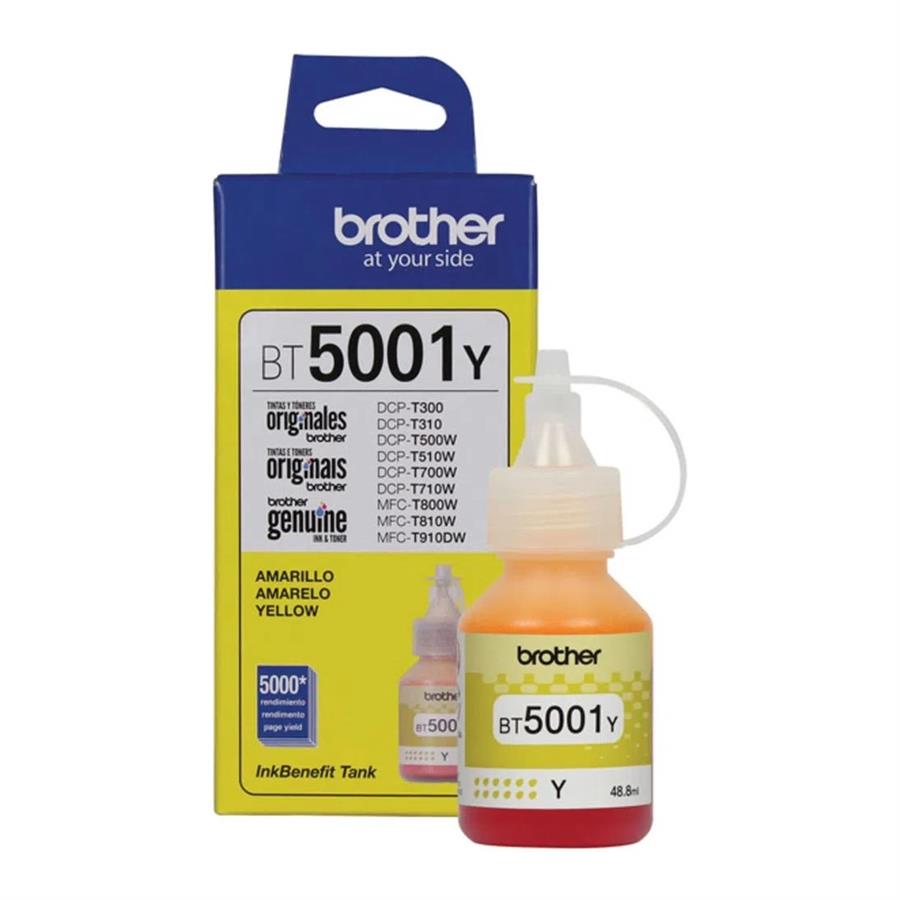 TINTA BROTHER BT5001Y AMARILLO ORIGINAL