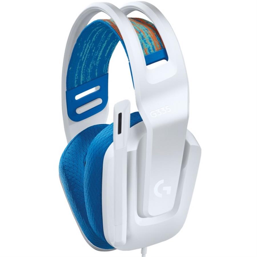 AURICULAR GAMING LOGITECH G335 3.5MM BLANCO/AZUL