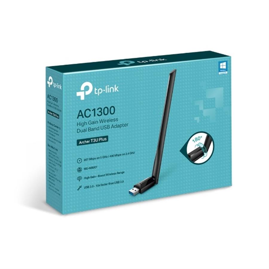 PLACA DE RED WIFI TP-LINK AC1300 ARCHER T3U PLUS DUAL B MINI