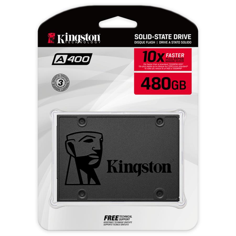 DISCO SSD KINGSTON 480GB A400 10X