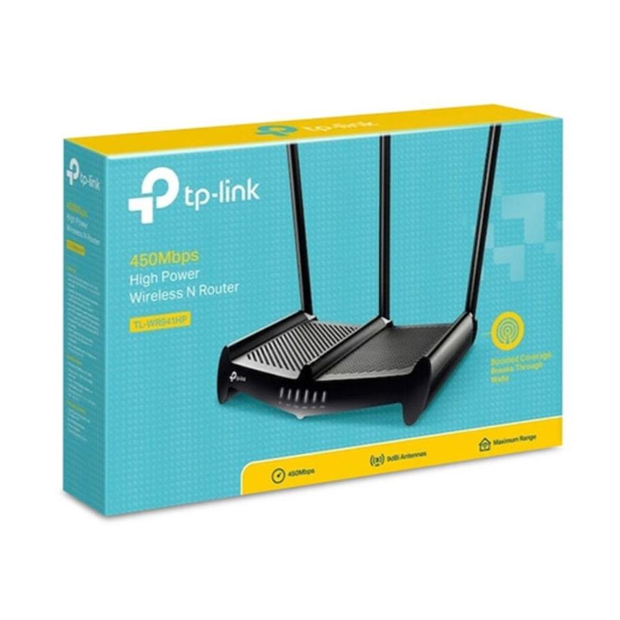ROUTER 4P TP-LINK TL-WR841HP N300 HIGH POWER 2X9DBI
