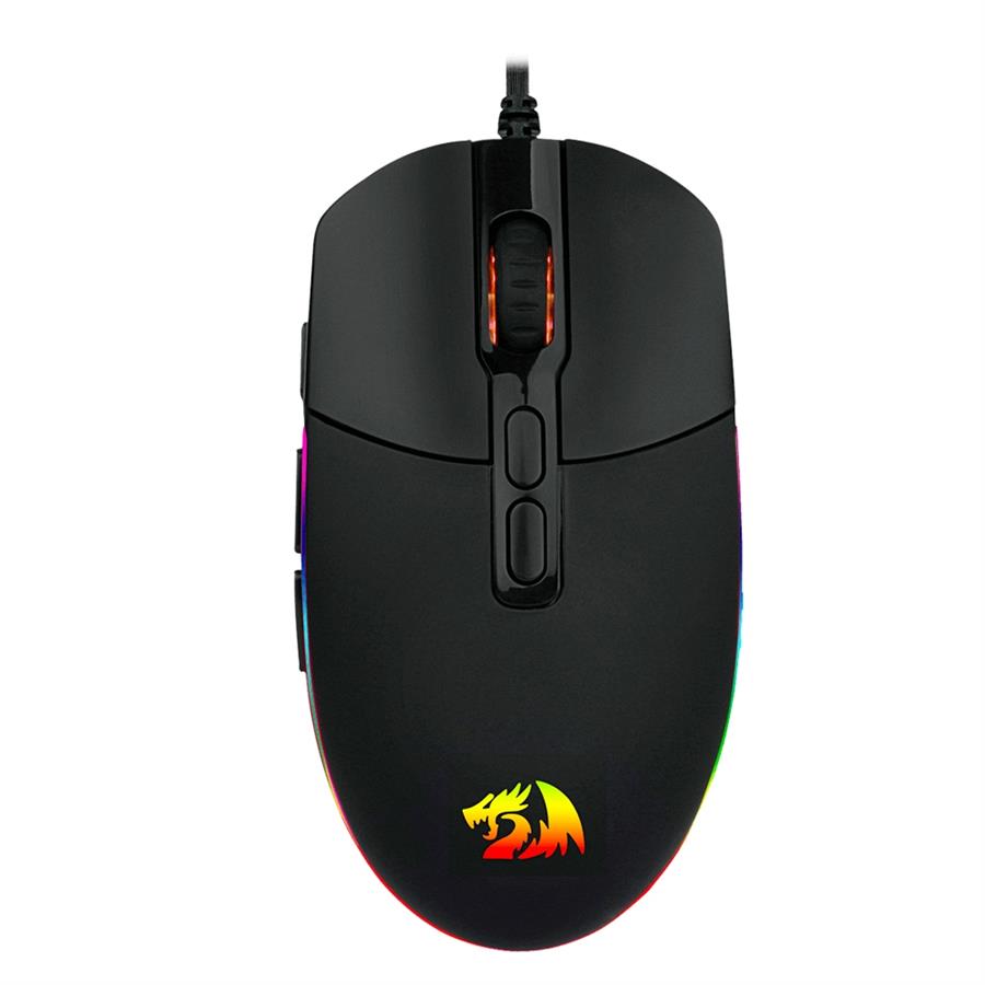 MOUSE GAMING REDRAGON INVADER M719-RGB 10000DPI 8 BOTONES