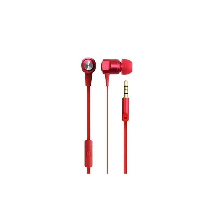 AURICULAR NISUTA METAL HI-FI STEREO EARPHONE ROJO NS-AU78R