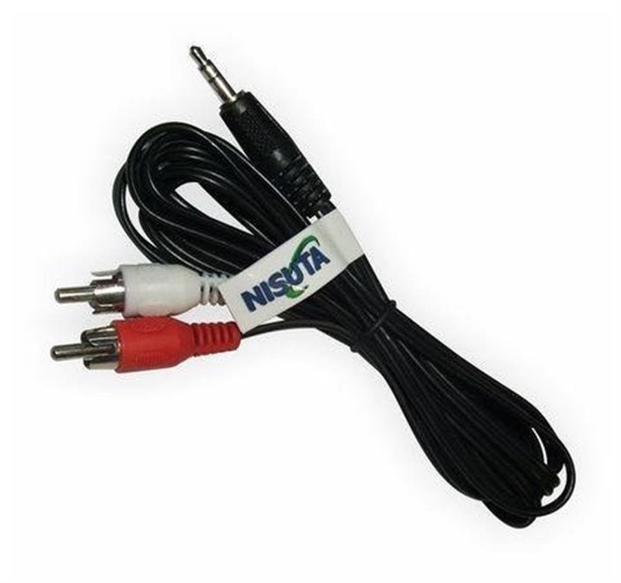 CABLE AUDIO STEREO 3.5 MM A 2 RCA 3M NISUTA NSCAU353