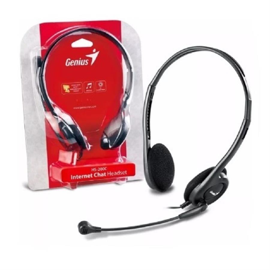 AURICULARES CON MICROFONO GENIUS HS-200C PARA PC