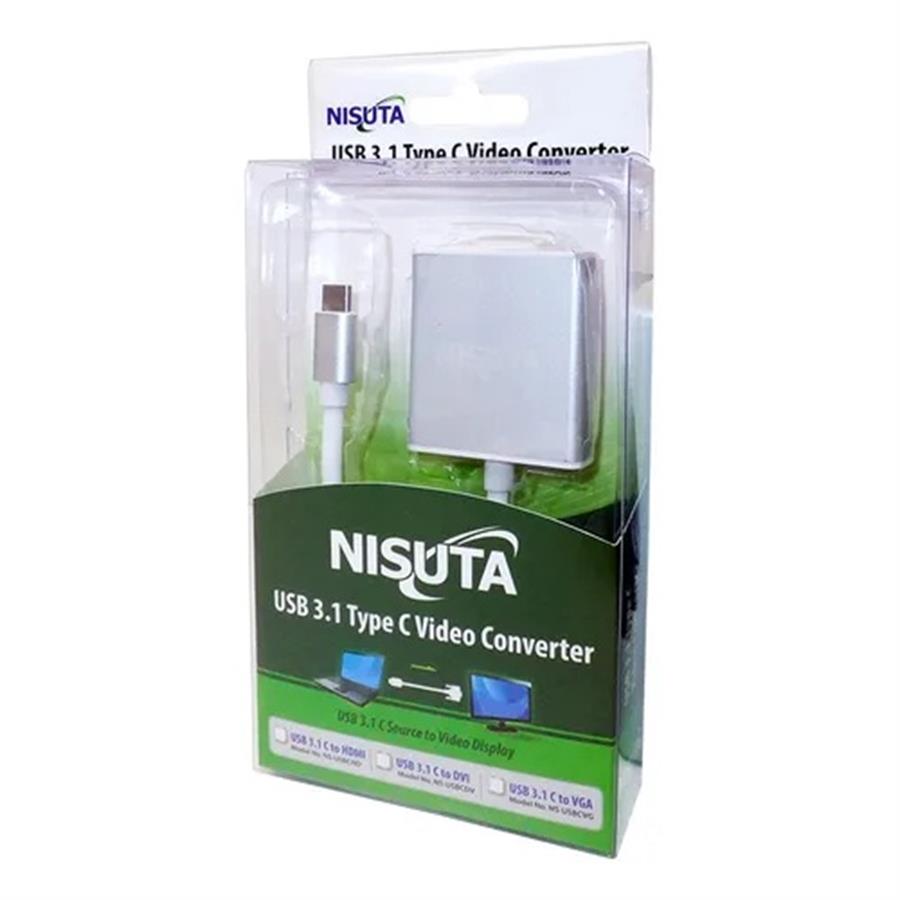 CONVERSOR USB C 3.1 A DVI NISUTA NSUSBCDV