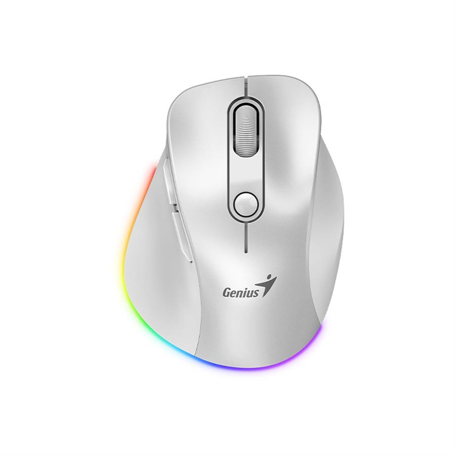 MOUSE GENIUS ERGO 9000S PRO INALAMBRICO BLANCO