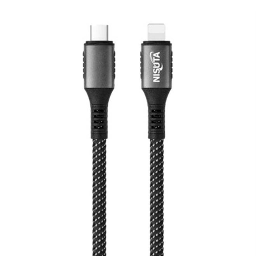 CABLE DE CARGA Y DATOS USBC A LIGHNING NISUTA NS-CUSCIP30