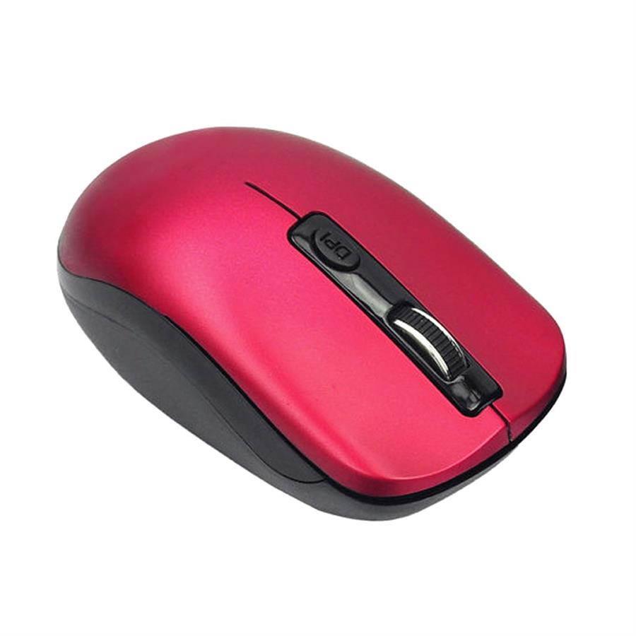 MOUSE WIRELESS 2.4GHZ NS-MOW40 ROJO