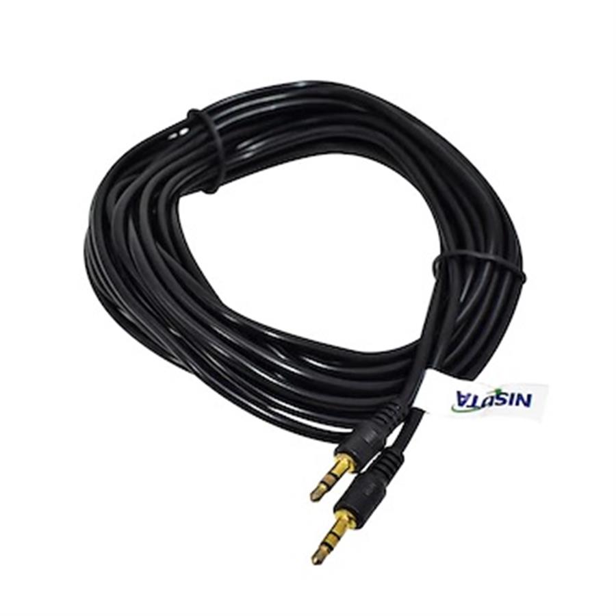 CABLE DE AUDIO STEREO 3.5 M-M 1M NISUTA NSCAU35S1