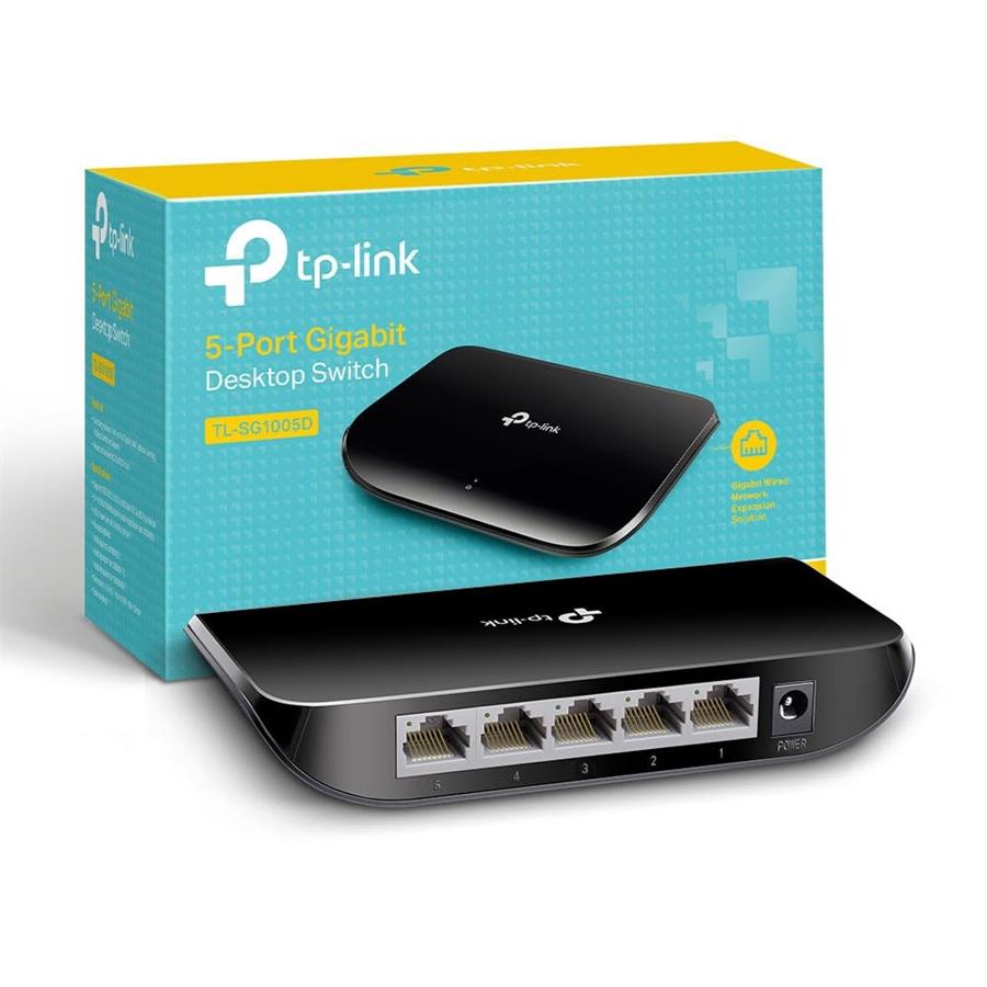 SWITCH TP-LINK 5P GIGABIT 10/100/1000 TL-SG1005D
