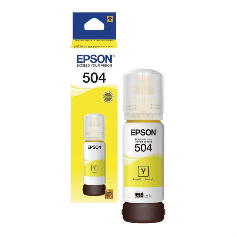 TINTA EPSON 504 AMARILLO ORIGINAL 70 ML