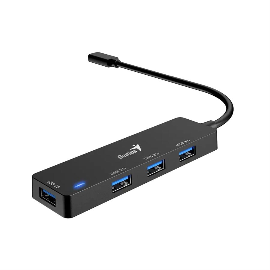 HUB GENIUS USB C UH-400 / 4 PUERTOS USB 3.0