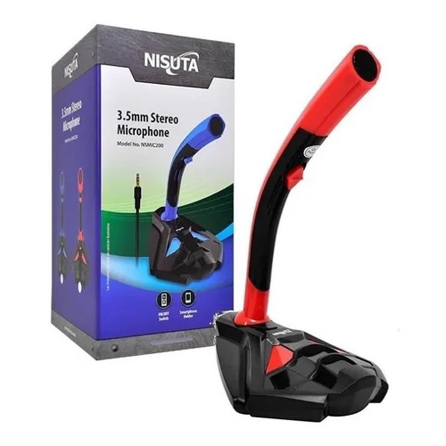 MICROFONO PARA PC NISUTA NSMIC200 3 1/2