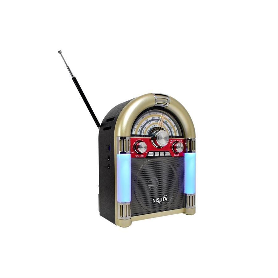 RADIO VINTAGE MINI ROCKOLA NISUTA NS-RV20