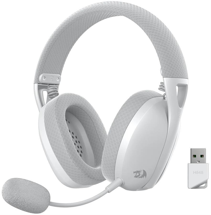 AURICULAR GAMING REDRAGON IRE PRO H848B WHITE
