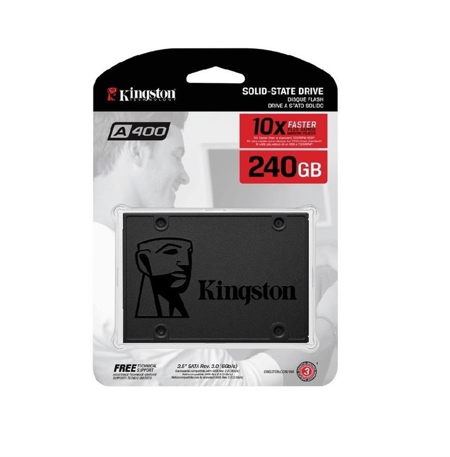 DISCO SSD KINGSTON 240GB A400 10X
