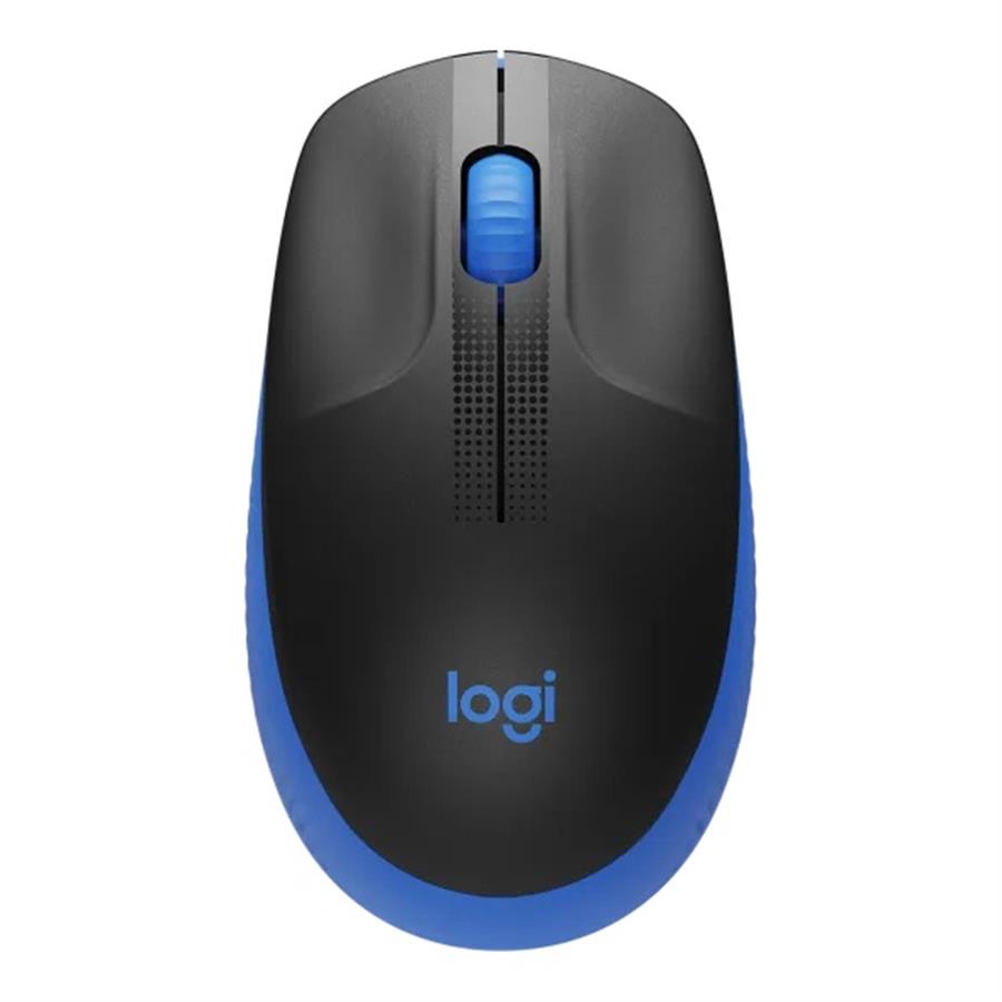 MOUSE INALAMBRICO LOGITECH M190 NEGRO-AZUL