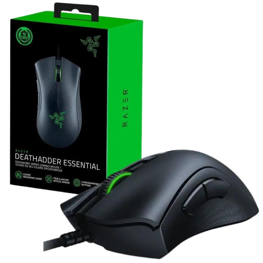 MOUSE GAMER RAZER DEATHADDER ESSENTIAL NEGRO - 6.400DPI