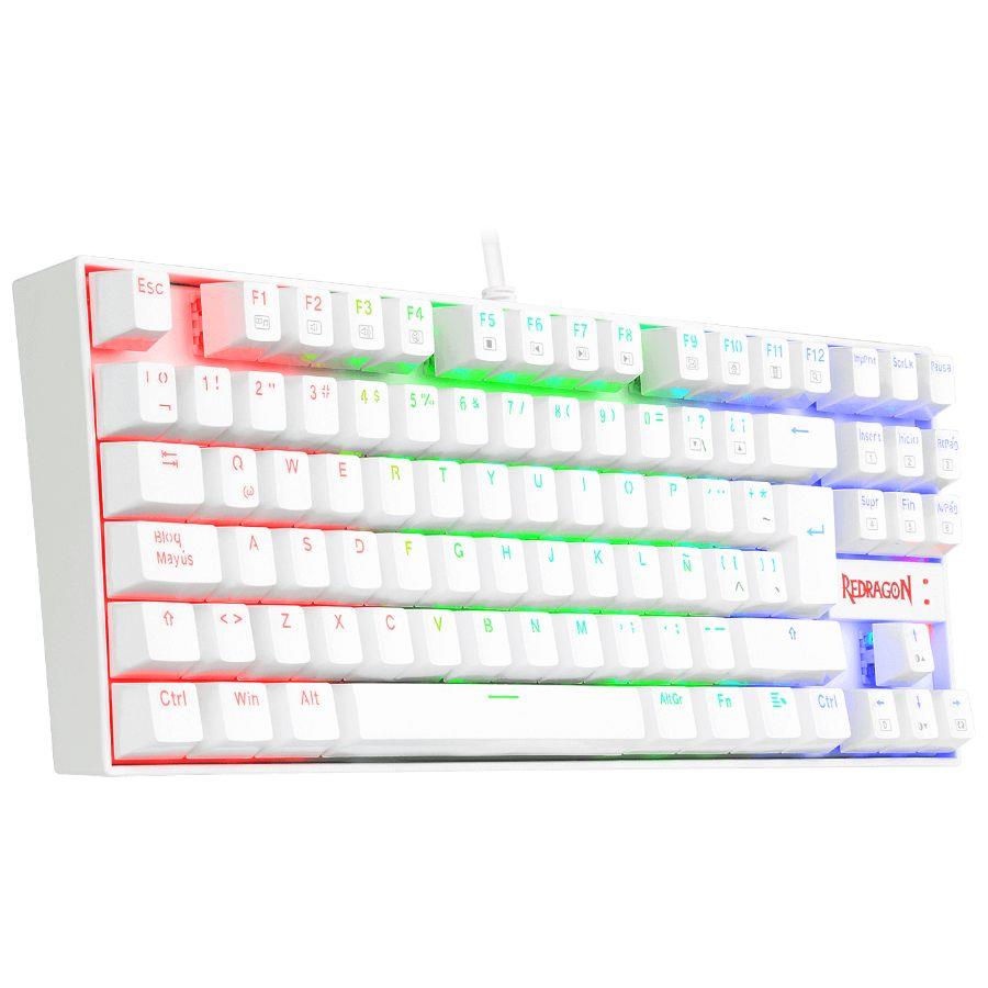 TECLADO MECANICO REDRAGON KUMARA BLANCO K552W-KR-SP
