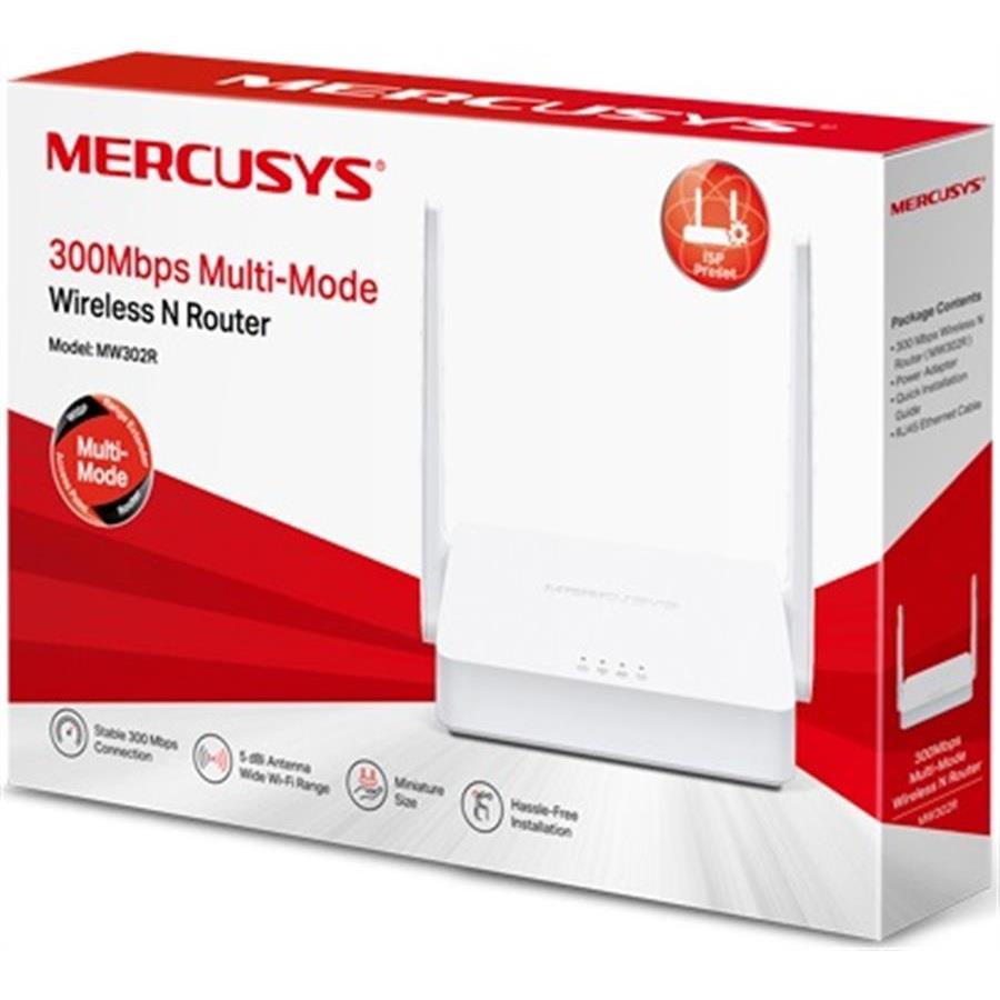 ROUTER MERCUSYS MW302R 2P 4 MODOS 300MBPS