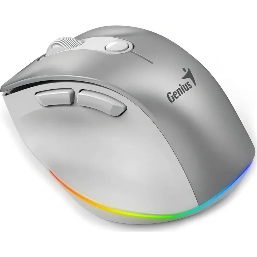 MOUSE GENIUS ERGO 9000S PRO INALAMBRICO GRIS