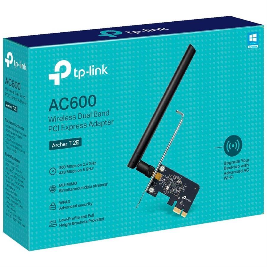 PLACA DE RED TP-LINK WIFI AC600 ARCHER T2E DUAL BAND