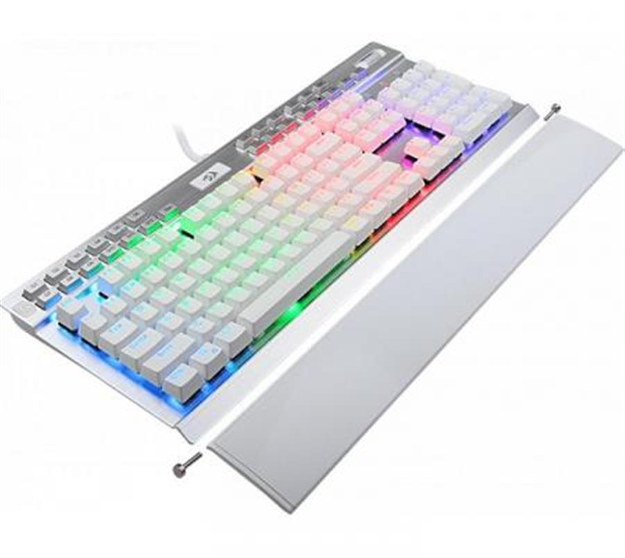TECLADO MECANICO GAMING REDRAGON YAMA WHITE K550W RGB-1