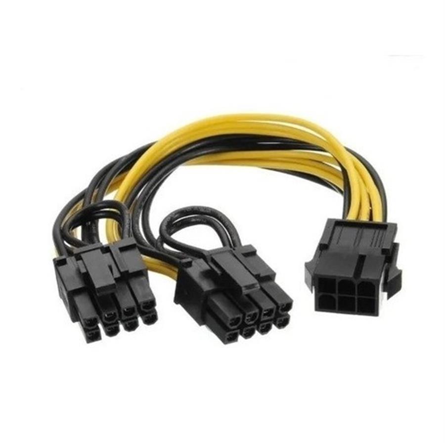 ADAPTADOR 6 PINES A 2 DE 8 PINES PARA VGA NISUTA NSAD628M