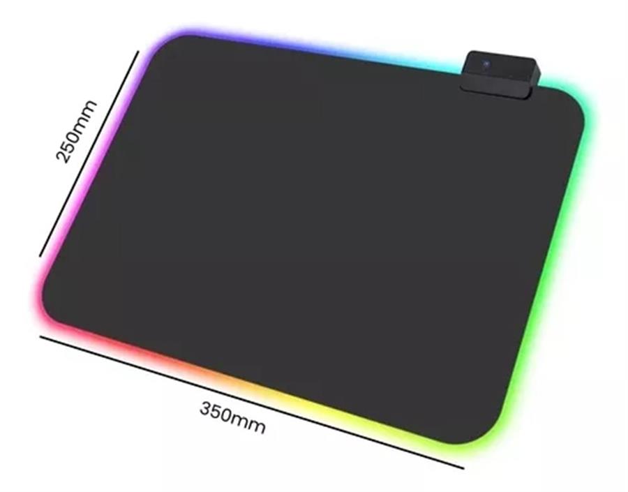 MOUSE PAD GAMING RGB FALCOM 8281 25X35CM